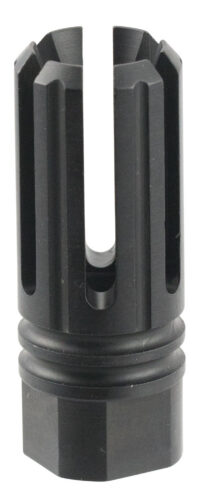 TacFire MZ10053BN 6 Prong Flash Hider Black Nitride Steel with 5/8"-24 tpi Threads, 2.22" OAL & 0.87" Diameter for 308 Win AR-10