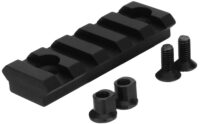 TacFire MAR101 KeyMod Picatinny Rail 2 Inch 5 Slots  Black