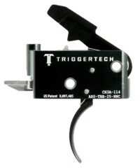 TriggerTech AROTBB25NNC Adaptable Primary Two-Stage Traditional Curved Trigger with 2.50-5 lbs Draw Weight for AR-15 Right