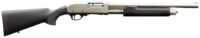 Charles Daly 930228 301 Tactical 12 Gauge Pump 3" 5+1 18.50" Nickel Vent Rib Barrel, Nickel Aluminum Receiver, Black Fixed Synthetic w/Pistol Grip Stock,