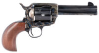 Taylors & Company 200070 1873 Cattleman 45 Colt (LC) Caliber with 4.75" Blued Finish Barrel, 6rd Capacity Blued Finish Cylinder, Color Case Hardened Steel Frame & Birdshead Walnut Grip