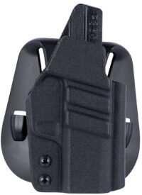 1791 Gunleather TACPDHOWBP365BLKR Tactical Kydex  OWB Black Kydex Paddle Fits Sig P365 Right Hand