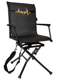 Muddy MUDMGS400 Swivel Ease  Ground Seat Black Steel