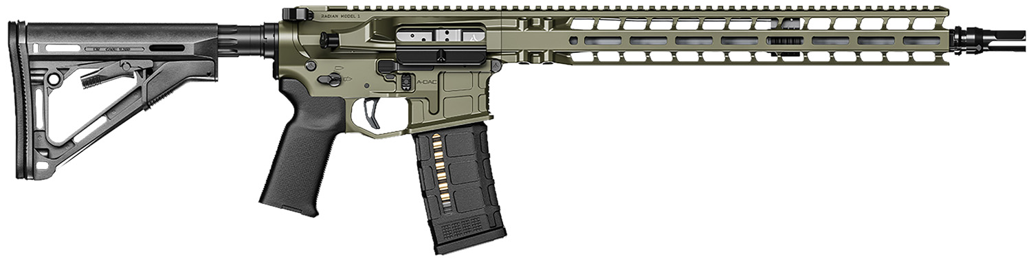 RADIAN WEAPONS R0541 Model 1 223 Wylde 16" Rifle 30+1 Radian OD Green Cerakote Black Magpul Collapsible Magpul