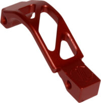 Timber Creek Outdoors AROTGR AR Oversized Trigger Guard Drop-In Red Anodized Aluminum For AR-Platform