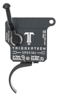 TriggerTech R70TCB13TBP Special Two-Stage Pro Curved Trigger with 1-3.50 lbs Draw Weight & Matte Gray w/Black Parts Finish for Remington 700 Right