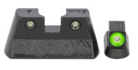 Meprolight USA 477773111 Hyper-Bright  Green Tritium Green Outline Front Sight-Green Tritium Black Outline Rear Sight CZ 75/82/83/85