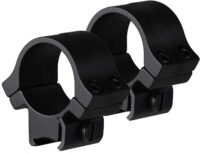 TruGlo TGTG8961B3 Lightweight Scope Rings  Matte Black 1" Medium 4 Screws (2 Per Side)