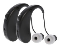 Walker's GWPRCHUE2PK Ultra Ear BTE Hearing Enhancer 22 dB Behind the Ear Rechargeable 2 Pack