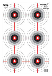 Birchwood Casey 37063 EZE-Scorer Bullseye Paper 12" x 18" Black/White Pkg of 100