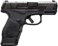 Mossberg 89025 MC2sc Sub-Compact 9mm Luger 3.40" 14+1,11+1 Matte Black DLC Stainless Steel with Optics Cut Aggressive Textured Black Polymer Grip (No Safety)