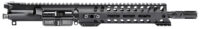 Patriot Ordnance Factory  Minuteman Complete Upper 5.56x45mm NATO 10.50" Black Nitride Barrel Aluminum Black Anodized Receiver 9" M-LOK Handguard Lo Pro DI Gas Block (Mid Length)