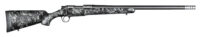 Christensen Arms 8010615100 Ridgeline FFT Full Size 308 Win 4+1, 20" Stainless Steel Threaded Barrel, Stainless Aluminum Receiver, Black w/Gray Accents Fixed Sporter w/Flash Forged Technology Stock