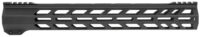 TacFire  A.C.E. High Profile M-Lok Handguard 15" Black Hardcoat Anodized Aluminum for 308 Win AR-10