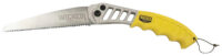 Wicked Tree Gear WTG007 Tough Utility  Folding Saw 7" High Carbon Steel Blade/Yellow Overmold Aluminum Handle