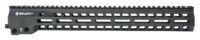 Geissele Automatics 05575B Super Modular Rail MK14 15" M-LOK, Black Aluminum for AR Platform, Barrel Nut Included