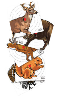 Umarex 2218076 Paper Targets Animals, Hanging Heavy Paper, Air Rifle Multi-Color 100