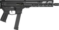 CMMG 99A806DAB Dissent MKGS 9mm Luger 33+1 10.50", Black, Picatinny Brace Adapter, 5.50" M-LOK Handguard, Left Side Charging Handle, Zeroed Linear Comp, Zeroed Drop-In Single Stage Trigger
