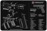 TekMat TEKR20GLOCK-G5 Glock Gen 5 Ultra 20 Cleaning Mat Multi-Color Rubber 15"x20" Glock Gen5 Parts Diagram