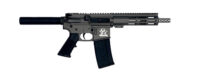 Great Lakes Firearms GL15223SSPTNG AR-15 Pistol 223 Wylde 30+1 7.50" Stainless Barrel, Tungsten Rec, 7" M-LOK Handguard, Buffer Tube (No Brace), Black A2 Grip