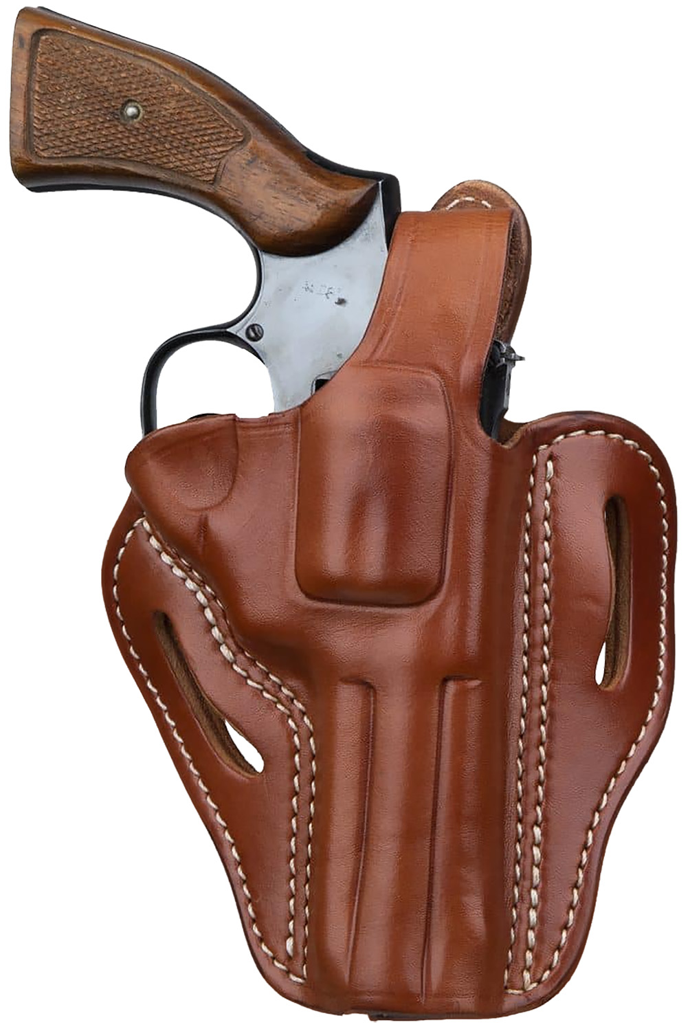 1791 Gunleather RVHX2CBRR RVHX-2 OWB Size 02 Classic Brown Leather Fits Up to 4" Barrel, K/L-Frame, Belt Slide Right Hand