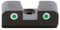 AmeriGlo XD191R Tritium Rear Sight for Springfield XD/Hellcat  Green Tritium White Outline Rear