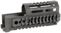 Midwest Industries MIAKALPHAQR6 AK Alpha Black 6061 Aluminum AK-47/AK-74 6.00" Long