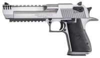 Magnum Research DE357SRMB Desert Eagle Mark XIX 357 Mag 9+1 6" Stainless Steel Barrel, Stainless Steel Serrated Slide, Stainless Steel Frame w/Beavertail & Picatinny Rail, Weaver Top Mount