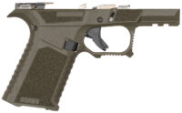 Sct Manufacturing 0226020000IB Sub Compact  Compatible w/ Glock 43X/48 OD Green Polymer Frame Aggressive Texture Grip