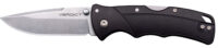 Cold Steel CSFLC3SPSSZ Verdict  EDC 3" Tanto Plain Folding 4116 Krupp SS Blade, Black Textured GFN Handle