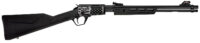 Rossi RP22181SYEN18 RP22  22 LR 15+1 18" Black Polished Alloy Steel Barrel, Black w/Engraved Eagle & US Flag Aluminum Receiver, Black Synthetic Fixed Stock