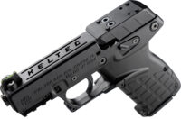 Kel-Tec P17BBLKOR P17  22 LR 16+1 3.80" Black Steel Barrel, Black Optic Ready/Serrated Slide, Black Polymer Frame w/Picatinny Rail, Textured Grip