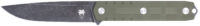 CobraTec Knives CTOWODGDNS Outdoor Warrior 4.50" Fixed Drop Point Plain Stonewashed D2 Steel Blade, 4.75" OD Green Textured G10 Scales Handle