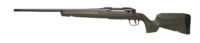 Savage Arms 32130 Axis 2 Compact 7mm-08 Rem 4+1 20" Matte Black Heavy Sporter Barrel, Matte Black Drilled & Tapped Carbon Steel Receiver, Fixed OD Green Synthetic Stock, Left Hand