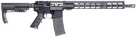 Patriot Ordnance Factory 02316 P-15 Base 5.56 NATO 10+1 16.50" Black Anodized A2 Style Grip