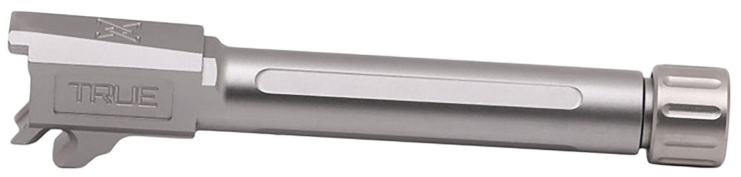 True Precision Inc TPP365FBXT Sig 9mm Luger 4.30" Threaded Satin Stainless Steel, Fits Sig P365 Fuse