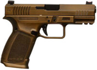 Gforce Arms GFRPX3C9BNZ Exodus  9mm Luger 15+1 4.02" Black Steel Barrel, Bronze Cerakote Serrated Steel Slide, Bronze Cerakote Polymer Frame w/Accessory Rail, Textured Grip