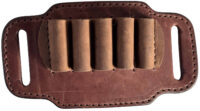 1791 Gunleather HNTABSMRBRWA Ammo Belt Slide Brown Leather