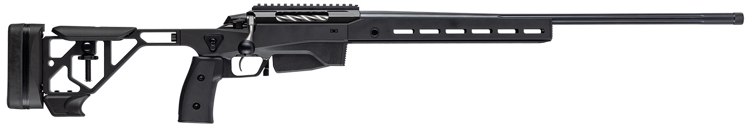 Tikka JRTXAGB38224 T3x Ace Game 6.5 Creedmoor 10+1 20" Fluted Threaded Barrel, Black Cerakote Picatinny Rail Aluminum Receiver, M-LOK Handguard, Adjustable Aluminum Stock, Black Polymer Grip