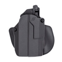 Safariland SOLIS12835A7C3411 Solis ALS  OWB Black Fits Glock 19 Compatible w/ TLR 7 Light Right Hand