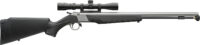 CVA PR2117SSCP Wolf w/Optic 50 Cal 24" Stainless Steel Barrel & Drilled & Tapped Stainless Steel Receiver, Fixed Black Synthetic Stock, KonusShot 3-9x32mm