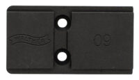 Walther Arms 5136208 Optic Plate  Black Steel Fits Walther PDP 2.0