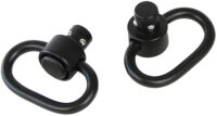 Bulldog BD884 Deluxe Push Button Swivel Black 1.25" Steel