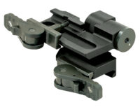 Nocpix AC55 ADM  QR Flip To Side Picatinny Rail Black Anodized Aluminum, Fits Rico Micro/RL252V2/RH252V2