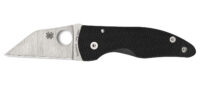 Spyderco C264CFP MicroJimbo  2.45" Folding Wharncliffe Plain Satin CPM S90V Blade, Black Textured Carbon Fiber Handle