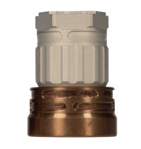 Q LLC ACCE9MOUNTTRILUGCLEAR Erect9r Three-Way Mount 9mm Aluminum/Stainless Steel Clear Hardcoat Anodized Tan