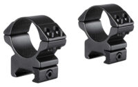Hawke Sport Optics 22116 Match Mount  Matte Black Anodized Aluminum 30mm Tube, Medium Weaver