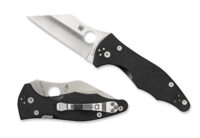 Spyderco C85GP2 Yojimbo 2 3.20" Folding Wharncliffe Plain Satin CPM S30V SS Blade/ Black Textured G10 Handle Includes Pocket Clip