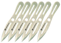 Smith & Wesson Knives SWTK8CP Bullseye Throwing Knives 4.50" Fixed Spear Point Plain 2Cr13MoV SS Blade, 2Cr13 Stainless Handle, 8" OAL, 6 Pack