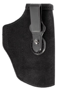 Galco TUC634B Tuck-N-Go 2.0 IWB Black Leather UniClip/Stealth Clip Fits Kimber Solo/S&W M&P Bodyguard w/CT Laser Ambidextrous